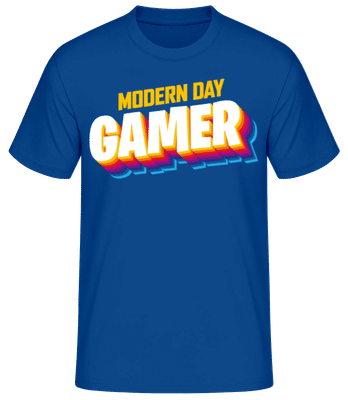 Modern Day Gamer - Men's Basic T-Shirt - Royal blue - Front