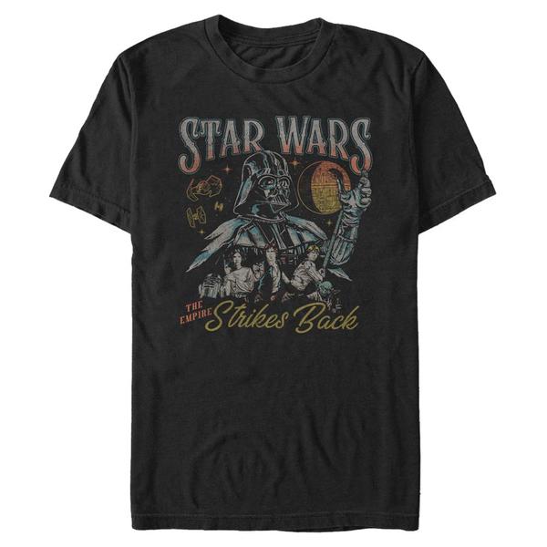Aperçu: Star Wars - Skupina Old School Choke - Homme T-shirt - Noir - Devant