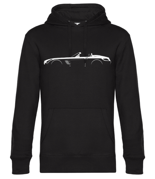 Preview: 'Mercedes-Benz SLS AMG GT' Silhouette - Men’s Standard Hoodie - Black - Front