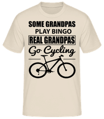 Real Granpas Go Cycling · Men's Basic T-Shirt
