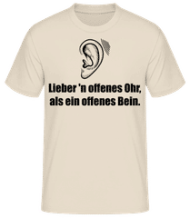 Offenes Ohr · Männer Basic T-Shirt