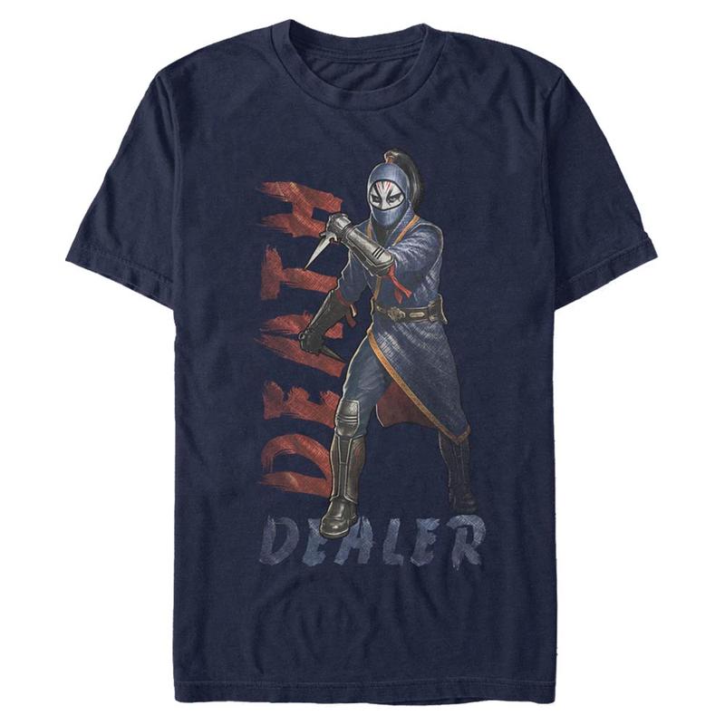 Vorschau: Marvel - Shang-Chi - Death Dealer Dealt Death - Männer T-Shirt - Marine - Vorne