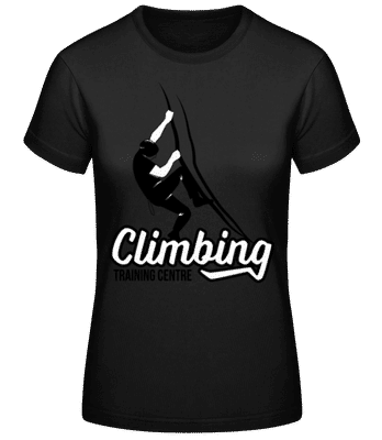 Climbing Training Centre White - Camiseta básica de mujer - Negro - delante