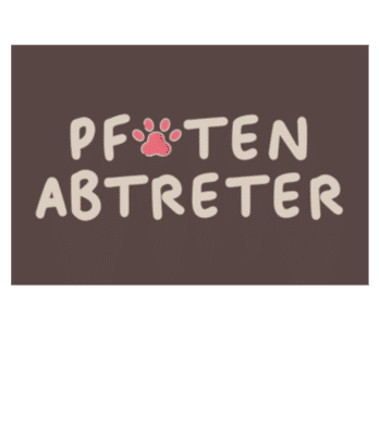 Pfotenabtreter - Fußmatte - Weiß - Vorne