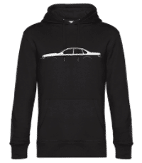 'Chevrolet Impala SS 1994' Silhouette - Männer Standard Hoodie - Schwarz - Vorne