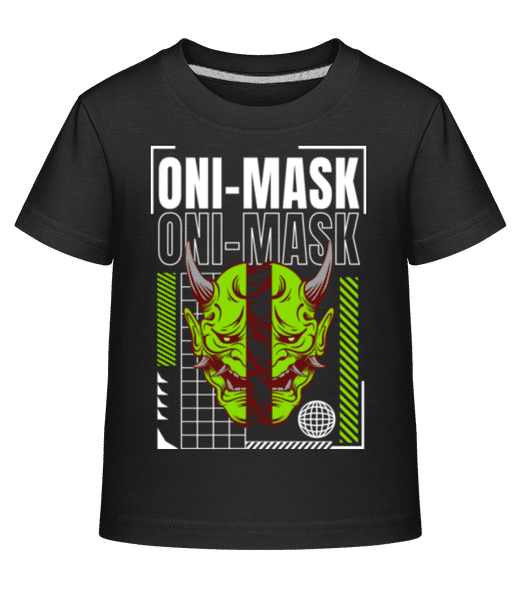 Aperçu: Oni Mask - T-shirt shirtinator Enfant - Noir - Devant