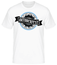 Oktoberfest Draft Bitter - Men's Basic T-Shirt - White - Front