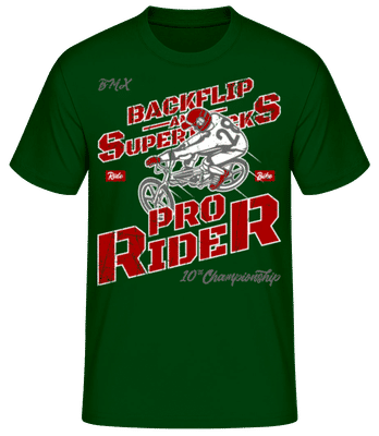 Pro Rider Red - Men's Basic T-Shirt - Bottle green - Front