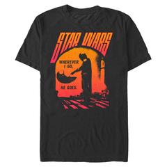 Star Wars - The Mandalorian - Mandalorian He Goes - Männer T-Shirt