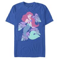 Disney - Malá morská víla - Malá mořská víla Pastel Gold - Pánske Tričko - Kráľovská modrá - Predné