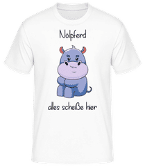 Nölpferd Schweigend · Männer T-Shirt B&C