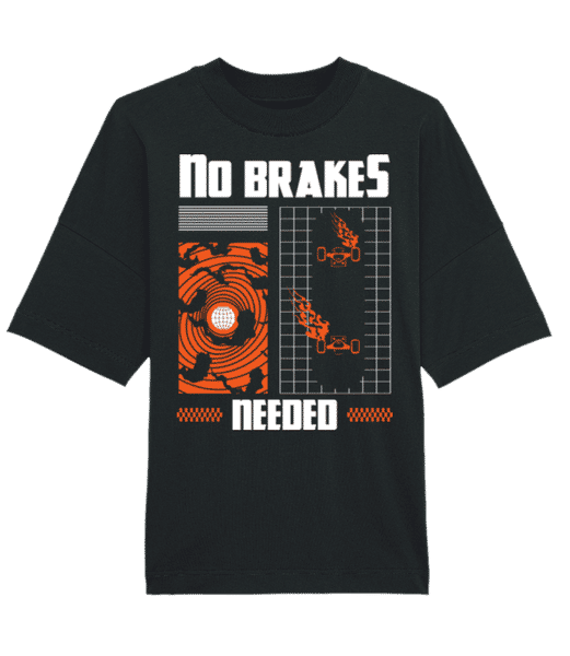 Aperçu: No Brakes - T-shirt Bio unisexe Stanley Stella extra large - Noir - Devant