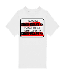 Was Im Kindergarten Passiert Ist · Kinder T-Shirt B&C
