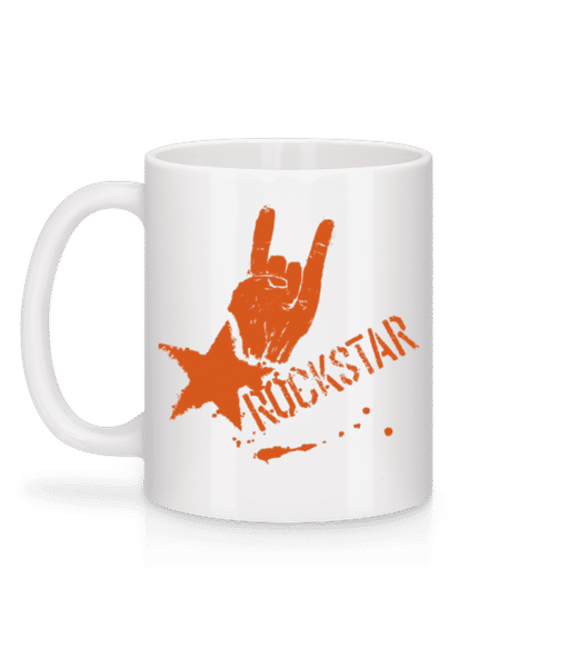Aperçu: Rockstar Symbol - Mug en céramique blanc - Blanc - Derrière