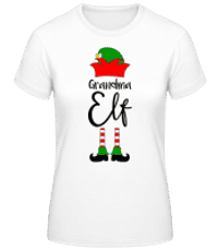 Grandma Elf Letters - T-shirt standard Femme - Blanc - Devant