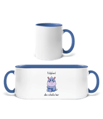 Nölpferd Schweigend · Tasse zweifarbig