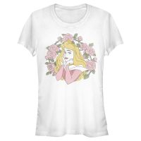 Disney - Šípková ruženka - Aurora Briar Rose Thorns - Dámske Tričko - Biela - Predné
