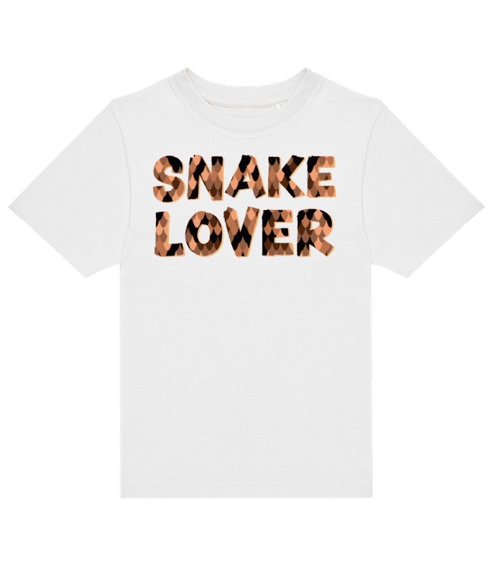 Vista previa: Snake Lover - Camiseta hombre B&C - Blanco - delante
