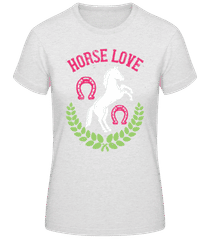 Horse Love · Frauen Basic T-Shirt