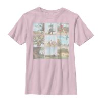 Disney Classics - Winnie Pooh - Skupina Pooh Scenes - Niños Camiseta - Rosa - delante