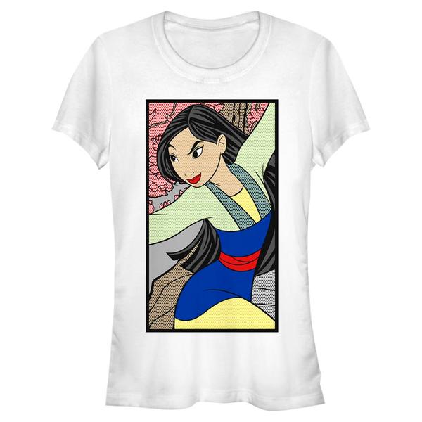 Aperçu: Disney - Mulan - Mulan Comic - Femme T-shirt - Blanc - Devant