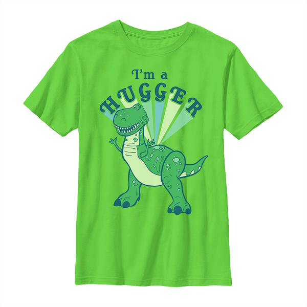 Aperçu: Pixar - Toy Story - Rex Hugger - Enfant T-shirt - Citron vert - Devant