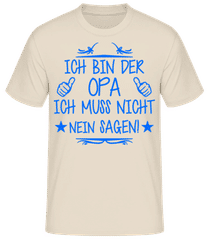 Ich Muss Nicht Nein Sagen Blau · Männer Basic T-Shirt