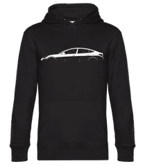 'Tesla Model 3' Silhouette · Men’s Standard Hoodie