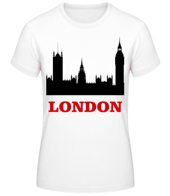 Preview: London Skyline 2 - Women's B&C T-Shirt - White - Front