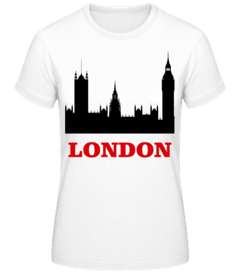 London Skyline 2 - Women's B&C T-Shirt - White - Front