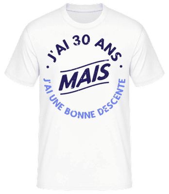 J'ai 30 Ans - T-shirt standard Homme - Blanc - Devant