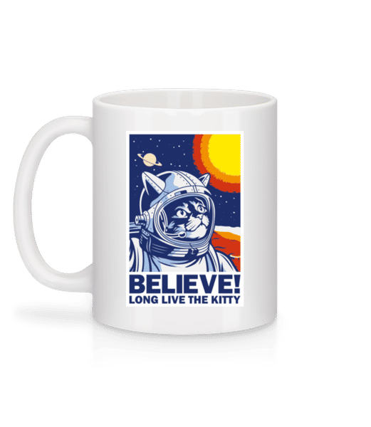 Aperçu: Believe - Mug en céramique blanc - Blanc - Derrière