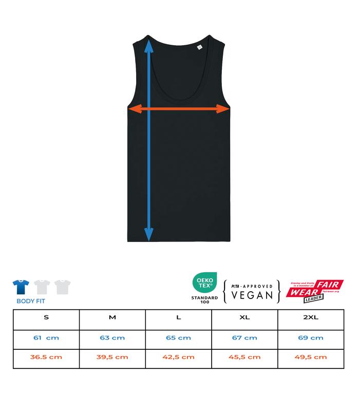 Aperçu: Débardeur bio pour femme Stanley Stella 2.0 - Tableau des tailles