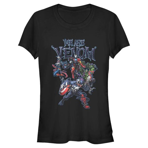 Aperçu: Marvel - Avengers We Are Venom - Femme T-shirt - Noir - Devant