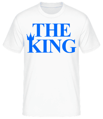 The King Blue - T-shirt standard Homme - Blanc - Devant