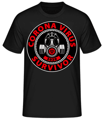 Survivor - Pánske basic tričko - Čierna - Predné