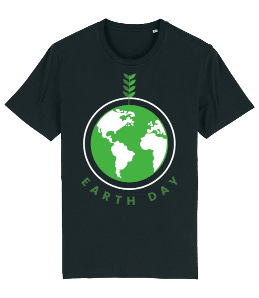 Aperçu: Earth Day - T-shirt bio Homme Stanley Stella 2.0 - Noir - Devant
