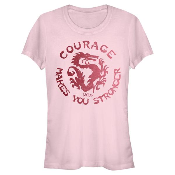 Preview: Disney - Mulan - Mushu Courage - Women's T-Shirt - Pink - Front