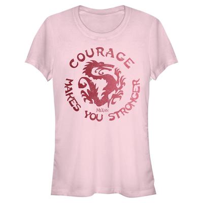 Disney - Mulan - Mushu Courage - Women's T-Shirt - Pink - Front