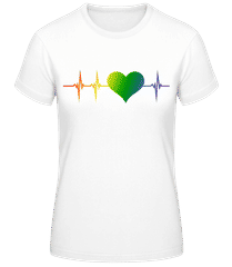 Battement de cœur LGBTQ · T-shirt standard Femme