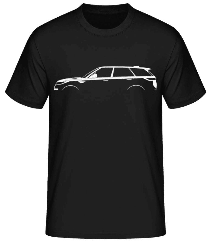 Preview: 'Range Rover Sport (2022)' Silhouette - Men's Basic T-Shirt - Black - Front