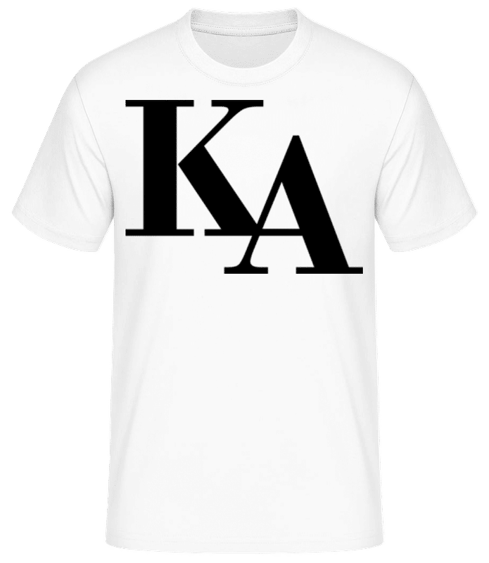 Náhľad: Ka - Pánske basic tričko - Biela - Predné