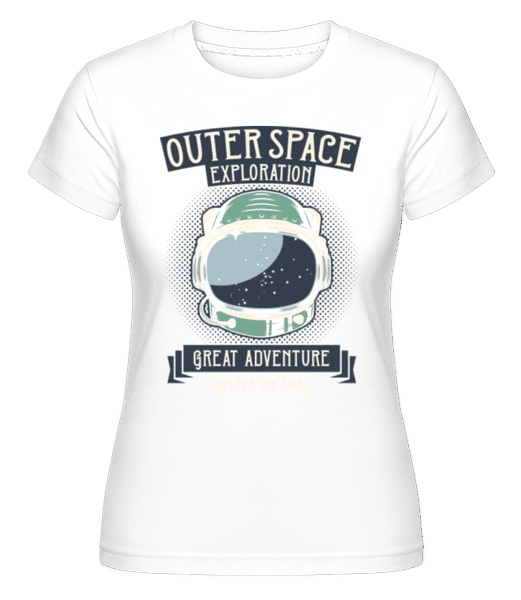 Aperçu: Outer Space Exploration -  T-shirt Shirtinator femme - Blanc - Devant