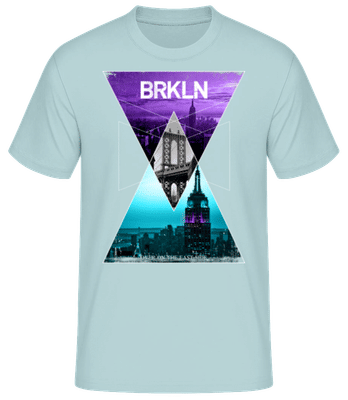 Brooklyn - T-shirt homme B&C - Menthe verte - Devant