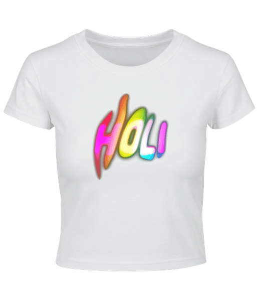 Aperçu: Holi - Crop top - Blanc - Devant