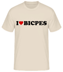 I Love Biceps · Männer Basic T-Shirt