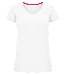 T-shirt col en V Femme