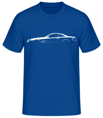 'Mercedes-Benz SL Hard. R230' Silhouette - Men's Basic T-Shirt - Royal blue - Front