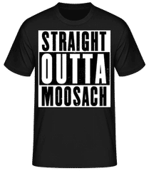 Straight Outta Moosach · Männer Basic T-Shirt