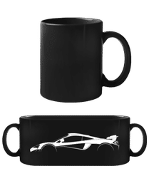 'McLaren 620R' Silhouette · Schwarze Tasse